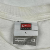 Basketball Camp Nike Graphic T-Shirt - Large White Cotton