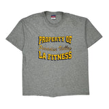 La Fitness Champion Graphic T-Shirt - XL Grey Cotton