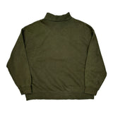 Nike 1/4 Zip - Small Green Cotton