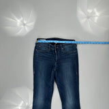 True Religion Boot Cut Jeans - 26W UK 6 Blue Cotton Blend
