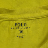 Polo By Ralph Lauren T-Shirt - Medium Yellow Cotton