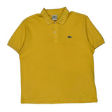 Lacoste Polo Shirt - Large Yellow Cotton