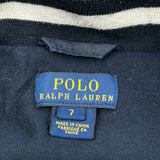 Age 7 Polo By Ralph Lauren Jacket - Small Navy Polyester