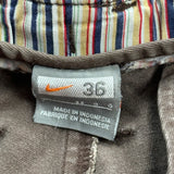 Nike Cargo Shorts - 34W 12L Brown Cotton