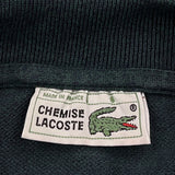 Lacoste Long Sleeve Polo Shirt - XL Green Cotton