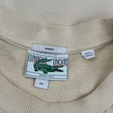 Lacoste Sweatshirt - 2XL Beige Cotton