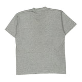 Fruit Of The Loom Single Stitch T-Shirt - Large Gray Cotton Blend