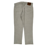 Levis Cord Trousers - 32″ Waist Beige Cotton