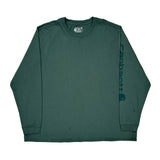 Carhartt Long Sleeve T-Shirt - 2XL Green Cotton