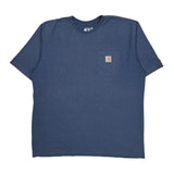 Carhartt T-Shirt - XL Blue Cotton