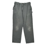 Carhartt Carpenter Trousers - 34W 32L Grey Cotton