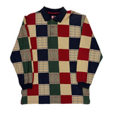 Chaps Ralph Lauren Checked Rugby Shirt - Large Multicoloured Cotton