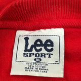 Wisconsin Badgers Lee Sport College Sweatshirt - XL Red Cotton