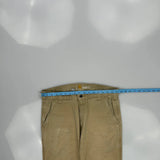 Carhartt Carpenter Trousers - 34W 30L Beige Cotton