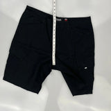 Ecko Unltd Cargo Shorts - 38W 11L Black Cotton
