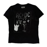 Highway To Hell Ac/Dc Band T-Shirt - Large Black Cotton