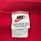 Made In USA Age 11-12 Nike Sweatshirt - Medium Red Cotton
