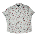 Lee Short Sleeve Shirt - 2XL White Cotton