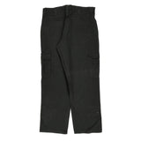 Wrangler Cargo Trousers - 34W 30L Black Cotton