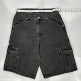 Lee Cargo Shorts - 30W 11L Grey Cotton