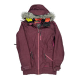 Oakley Ski Jacket - Small Burgundy Polyester