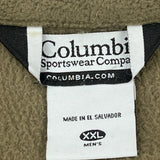Columbia Fleece Jacket - 2XL Khaki Polyester