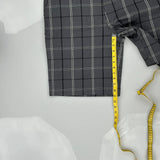 Dickies Checked Shorts - 40W 11L Grey Cotton Blend