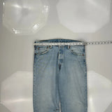 Levis 501 Jeans - 32W 30L Light Wash Cotton