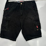 Sonoma Cargo Shorts - 38W 11L Black Cotton