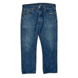 501 Levis Jeans - 36W 30L Blue Denim