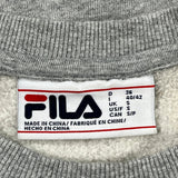 Fila Sweatshirt - Small Grey Cotton