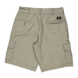 Dickies Cargo Shorts - 31W 11L Beige Cotton