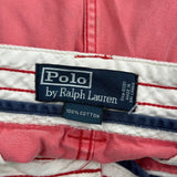Polo By Ralph Lauren Cargo Shorts - 36W 10L Red Cotton
