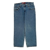 Levis 550 Jeans - 32W UK 12 Blue Cotton