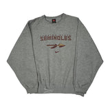 Florida State Seminoles Nike College Sweatshirt - XL Gray Cotton