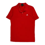 Performance Essentials Adidas Polo Shirt - Medium Red Cotton