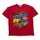 Jeff Gordon Chase Authentics Nascar T-Shirt - Large Red Cotton