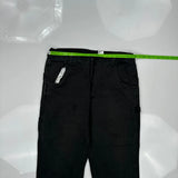 Polar King Carpenter Trousers - 35W 32L Black Cotton