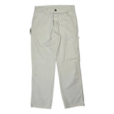 Dickies Carpenter Pants - 30W 31L White Cotton