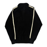 Polo By Ralph Lauren Striped 1/4 Zip - Small Black Cotton