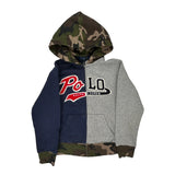Age 6-7 Polo By Ralph Lauren Camo Hoodie - Small Multicoloured Cotton