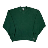 90'S Blank Made In USA Russell Athletic Sweatshirt - 2XL Green Cotton