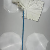 Guess Denim Shorts - 30W US 6 White Cotton