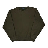 Polo By Ralph Lauren Sweatshirt - XL Brown Cotton Blend