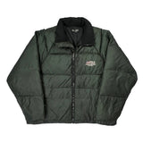 Polo By Ralph Lauren Puffer - Large Green Nylon