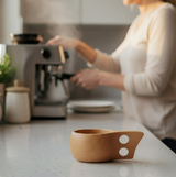 Anygleam Brown Style 1 Wooden Cup Coffee Mug Kitchen Tools Accessories