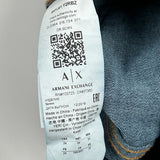 Age 10 Armani Exchange Skinny Fit Jeans - Small Dark Wash Cotton Blend