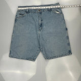 Dickies Denim Shorts - 36W 10L Light Wash Denim