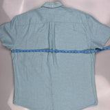 Tommy Hilfiger Short Sleeve Shirt - 2XL Blue Cotton