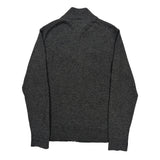Tommy Hilfiger Zip Up - Large Gray Cotton